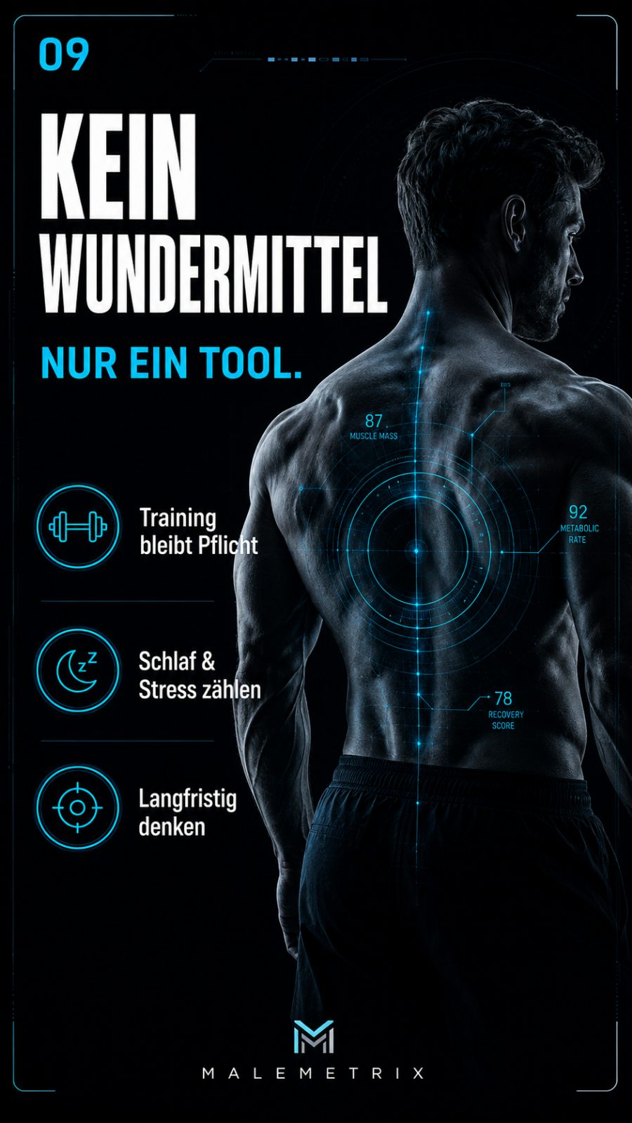 Kein Wundermittel, nur ein Tool: Training bleibt Pflicht, Schlaf und Stress zählen, langfristig denken.