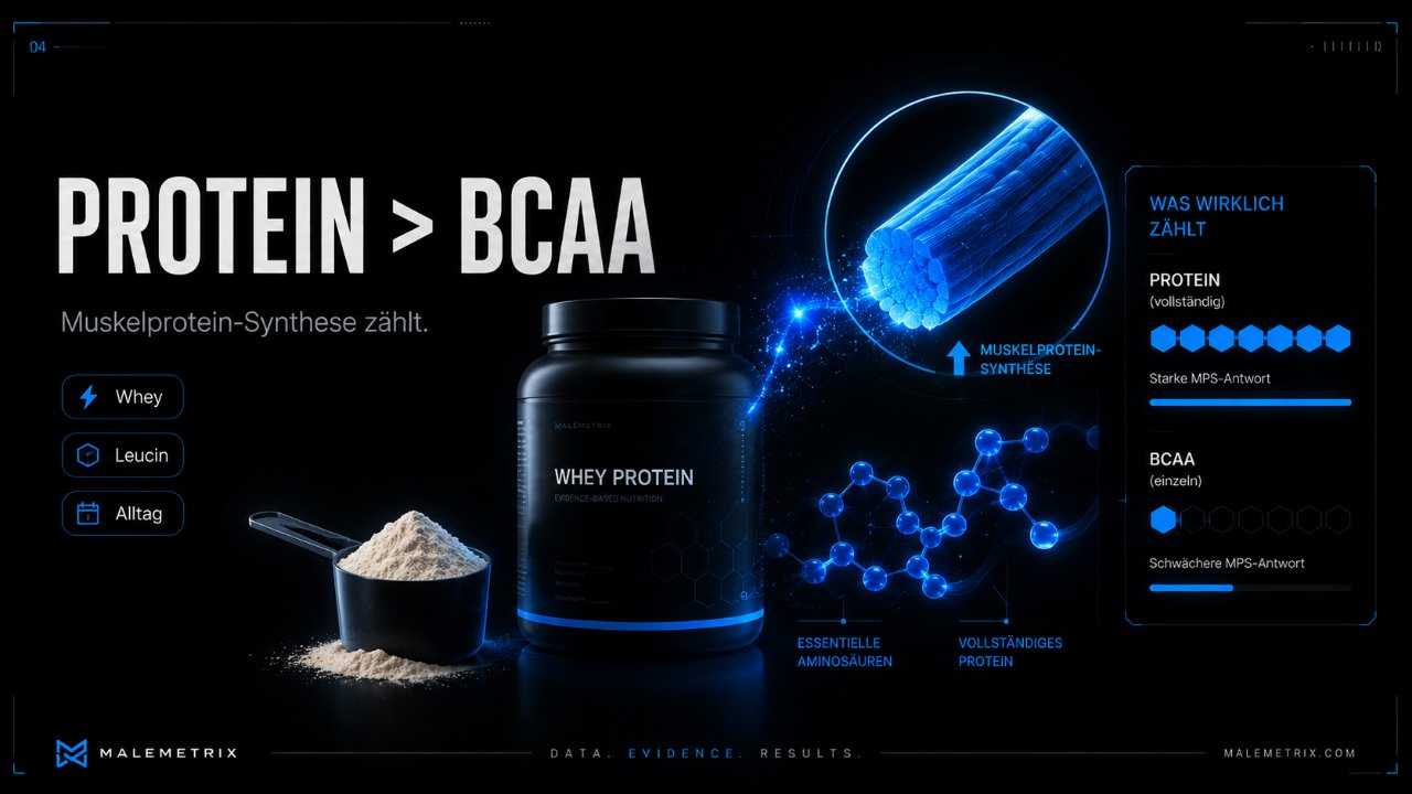 Protein ist wichtiger als BCAA: die Muskelprotein-Synthese zählt