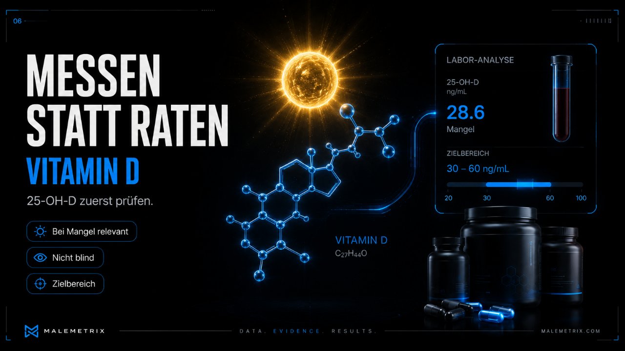 Vitamin D: messen statt raten — 25-OH-D zuerst prüfen